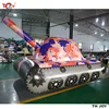 Fast Air Shipping 6x3m Outdoor Inflatable Advertising Tank Model Inflatable CS Games bunker Tank 2