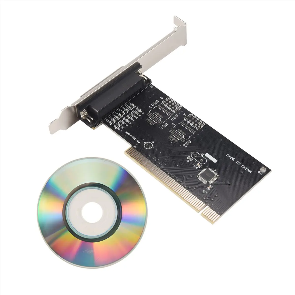 A14M Pci 확장 카드 어댑터 25핀 병렬 Lpt Pci-병렬 Db25 프린터 포트 컨트롤러 카드