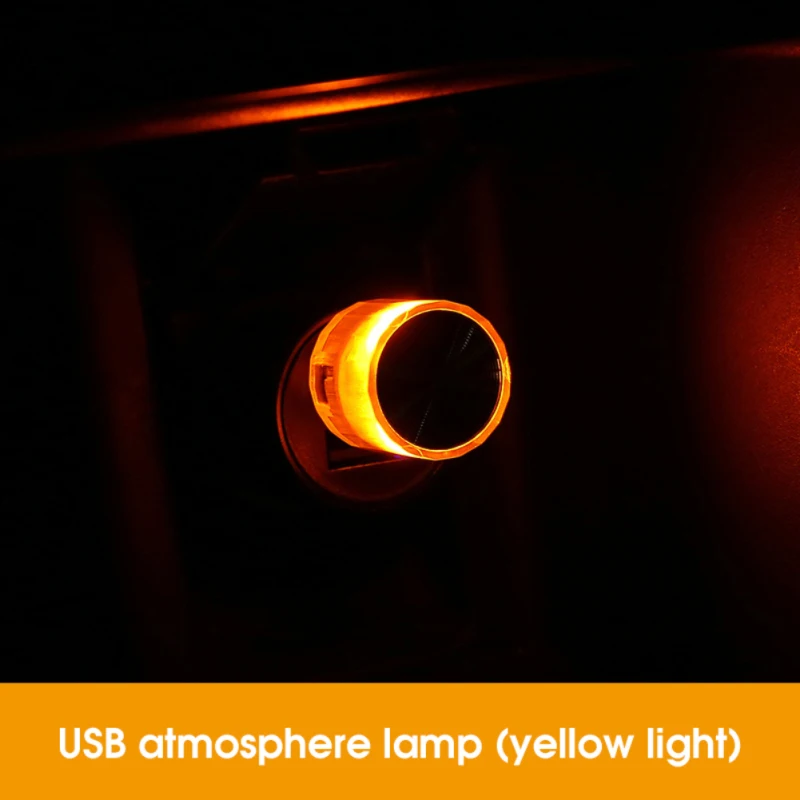 Mini USB LED Car Ambient Night Light Lamp