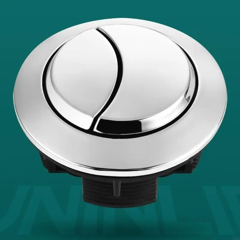 W8KB easy installs Round Toilet Flush Button 38mm Double Control Bathroom tanks Replacement Quick Flush Double Button for Toilet
