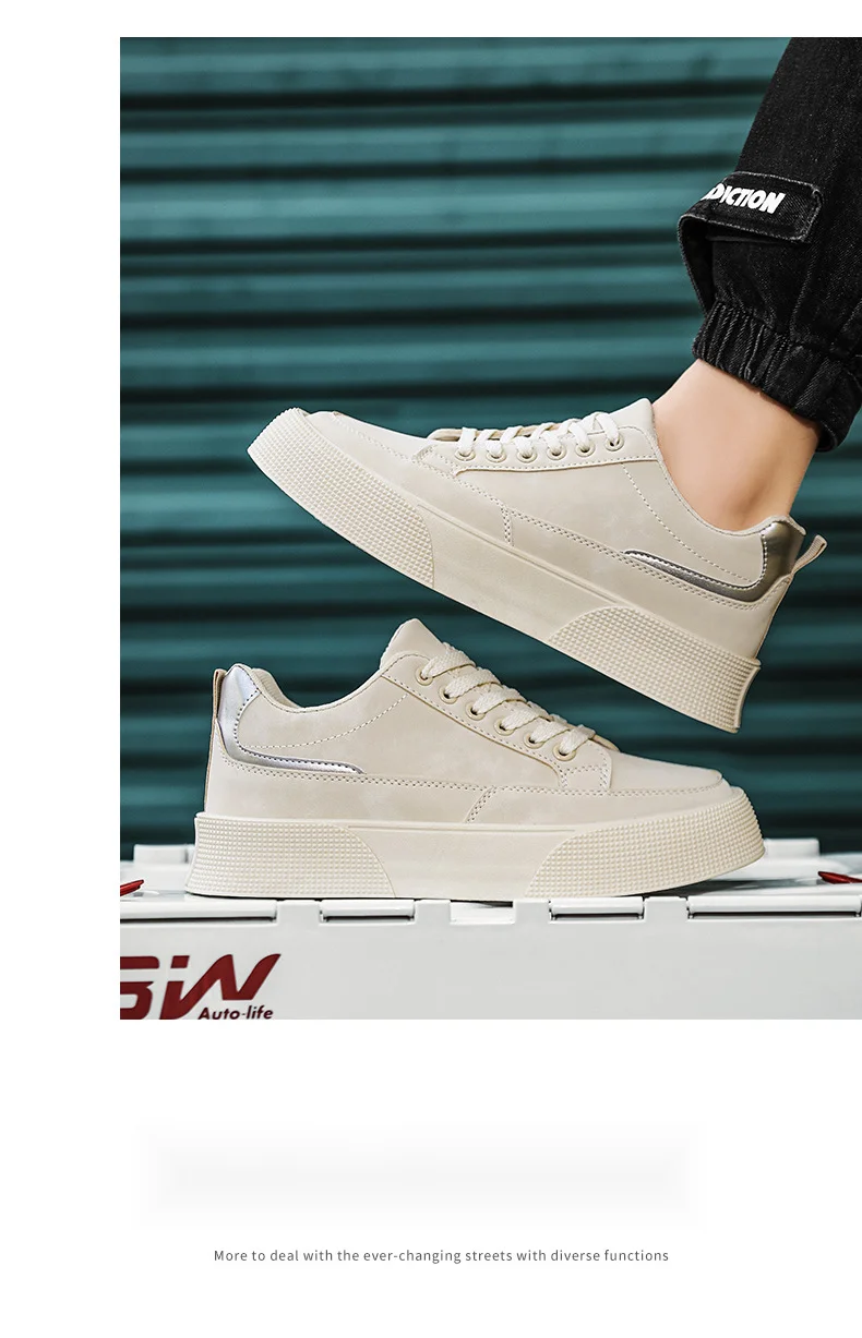 Scarpe casual da uomo, scarpe bianche leggere, scarpe da tavola traspiranti alla moda, scarpe da tennis leggere, scarpe sportive da esterno, scarpe da tavola_voghion.com