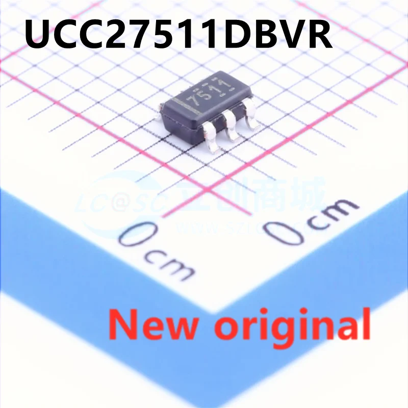 10PCS New original UCC27511DBVR UCC27511DBVT UCC27511 7511 SOT23-6 MOS drive Gate drive IC chip