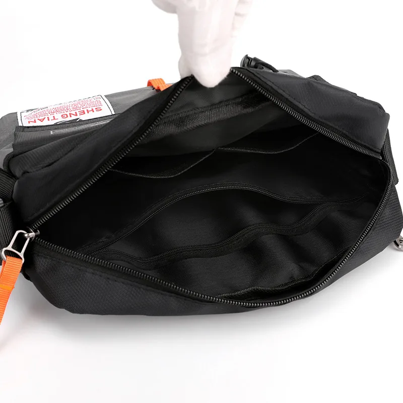 Borsa a tracolla degli uomini Nuova Moda Sport Tempo Libero Crossbody Leggero Oxford Zaino Per Tempo Libero Semplice Travel Cross Borsa Del Corpo - immagine 4