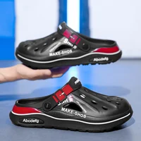 Sandales coordonnantes pour hommes et femmes, pantoufles de plage, semelle optique, chaussures d'eau, mules classiques, baskets d'extérieur 4