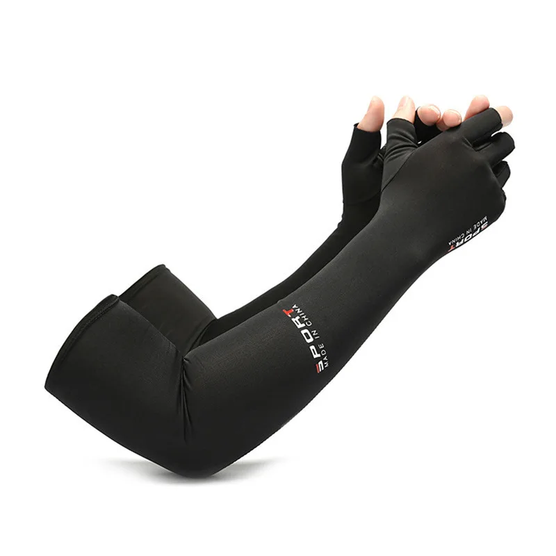 Cool Men Women Arm Sleeve Gloves Running Cycling Sleeves Fishing Bike Sport Protective Arm Warmers UV Protection Cover New