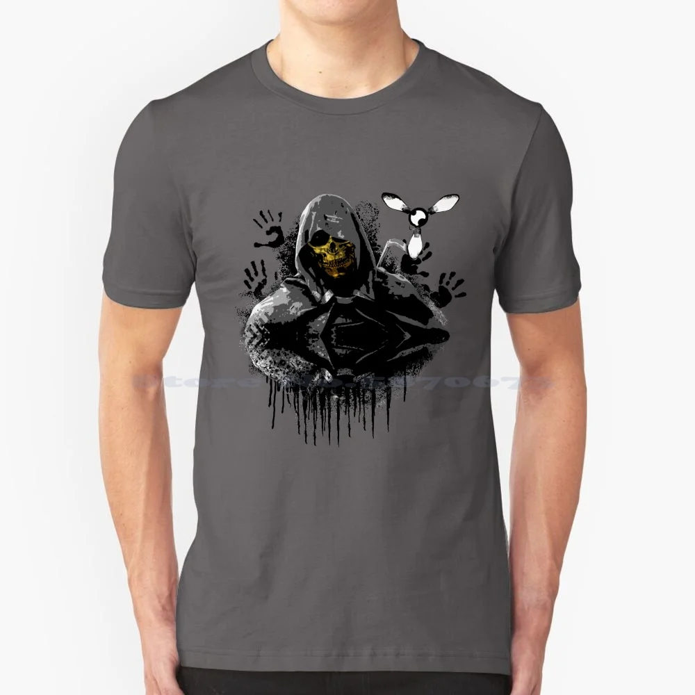 Higgs-Death Stranding T Shirt 100% Cotone Tee Higgs Death Stranding Kojima Ps4 Timelfall Games Gaming