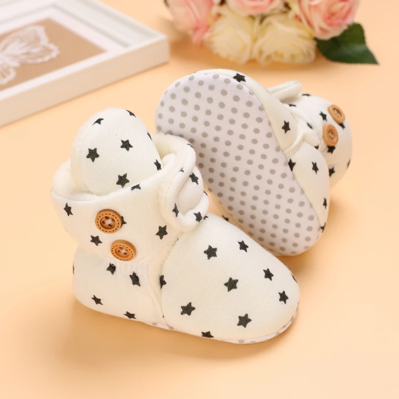 0-18M Boots For Newborn Baby Girl Snow Boots Winter Thermal Shoes Plush Ankle Boots Winter Baby Boys And Girls Thermal Shoes Sf47a36ea4d08419ba9eb5da23275219fl