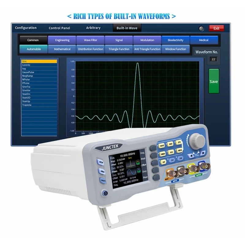 JDS8060 JDS80800 Function Arbitrary Waveform Generator, Signal Source 275MS/s 14
