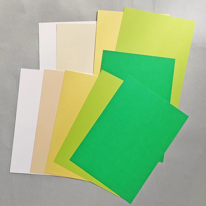 Rainbow 양면 컬러 카드스톡 DIY 종이, 인형 공예, 종이 접기, 스크랩북 파티 장식, 재미있는 접이식 카드 만들기, 250gsm