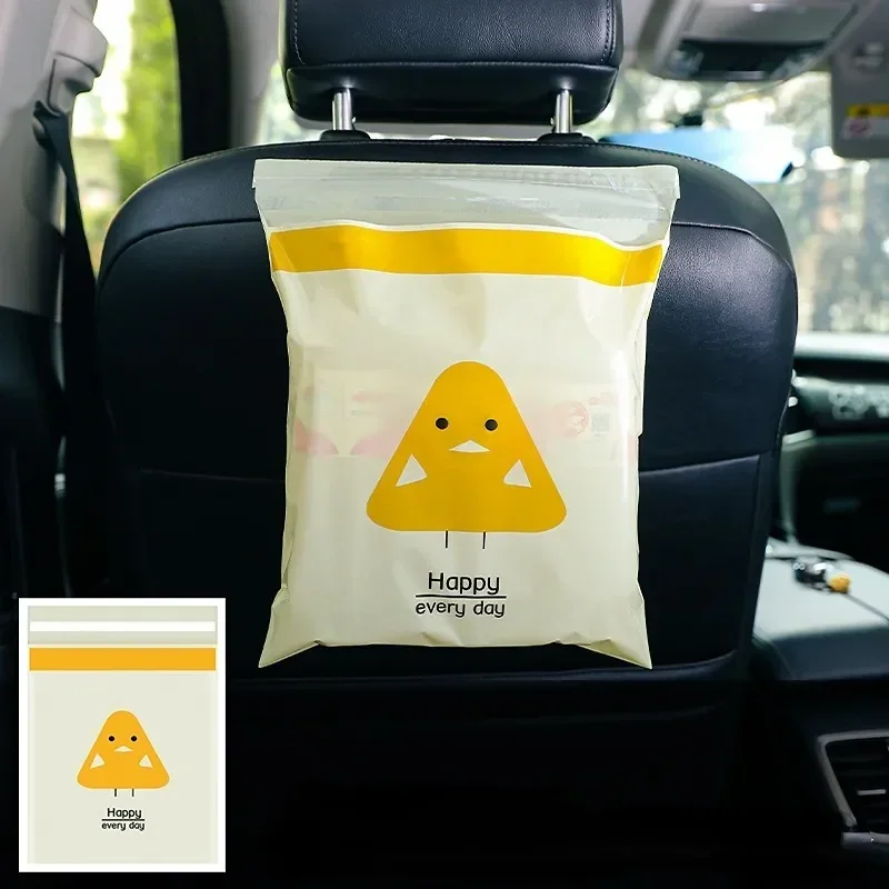 Car Trash Bag Disposable Self-Adhesive Garbage Can for Auto Seat Back Hanging Trash Bag Office Kitchen Garbage Storage