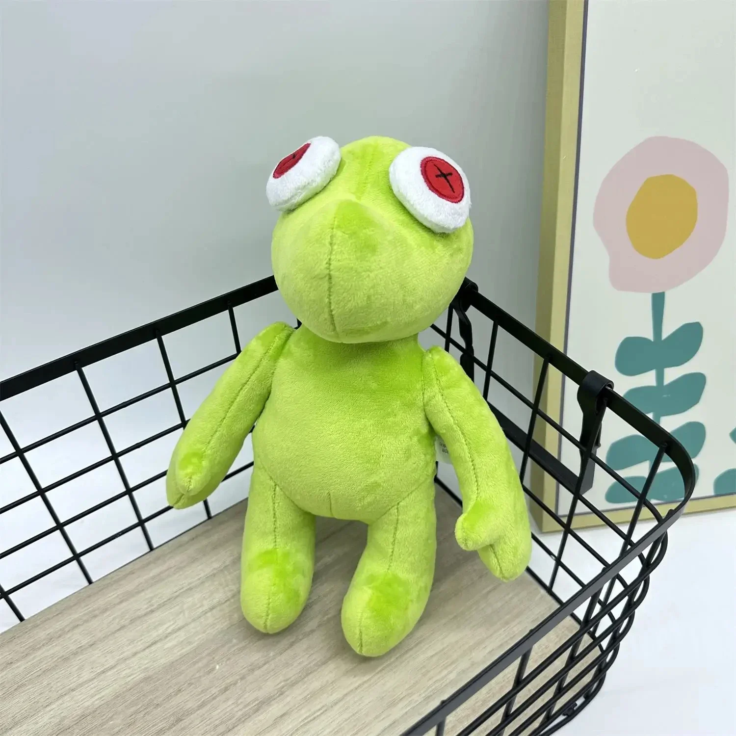 

26 см маленький Runmo креативный выступающий глаз зеленая лягушка маленький монстр мультфильм аниме похожие куклы Подарки