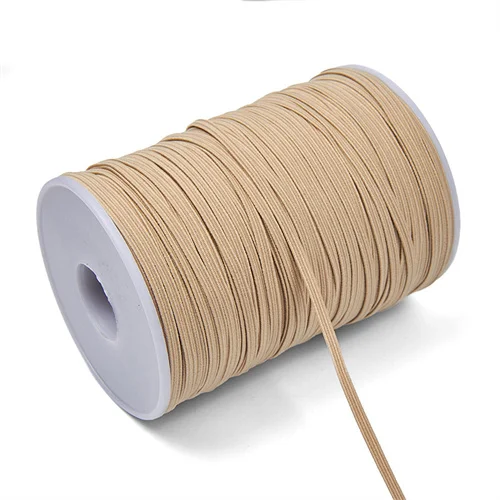 Colorful Elastic Rubber Band Ribbon Trim for DIY Sewing and Garment Accessories, 10 Yards