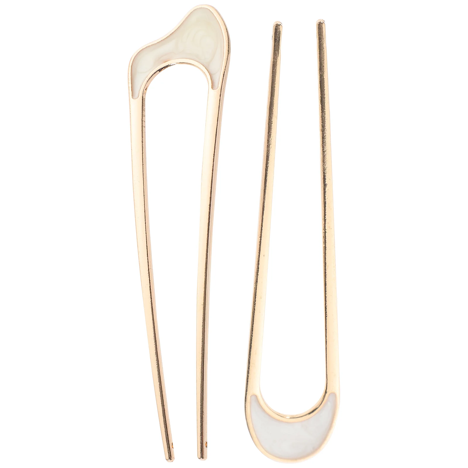 

2 Pcs Hairpin Headdress Sticks Hairpins for Women Accessories Clips Barrettes French