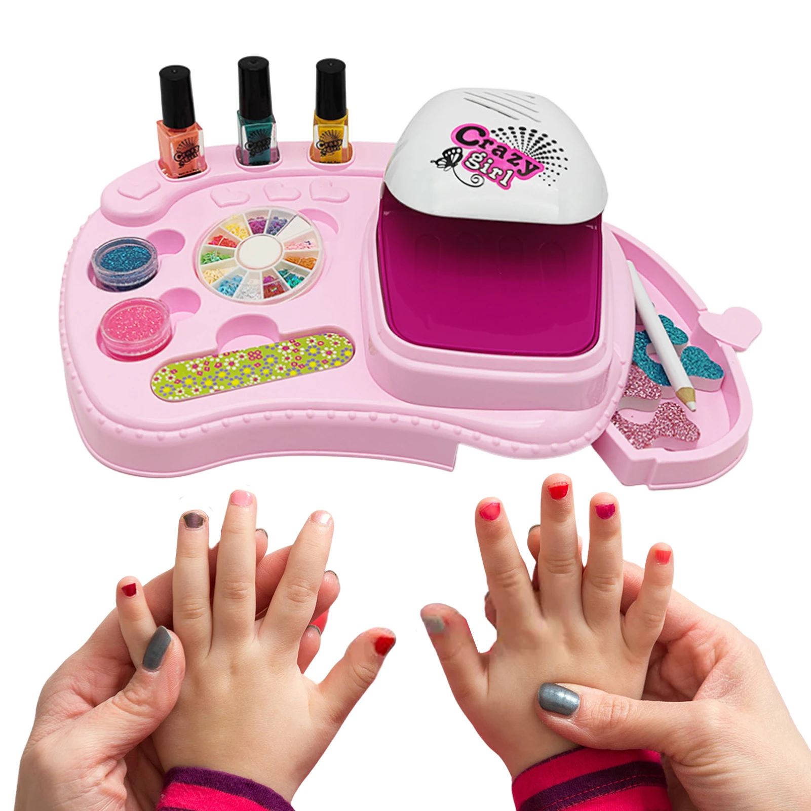 Amazon.com : Shemira Nail Polish Kit For Girls Ages 7-12 Years Old, Nail Art  With Nail Dryer For Girls 5 6 7 8 9 10 11 12 Years Old, Birthday Gifts For