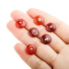 12mm Natural Stone Agate Shank Buttons Vibrant Onyx Round Gemstone Button for Scrapbooking DIY Sweaters Home Sewing Accessories 6