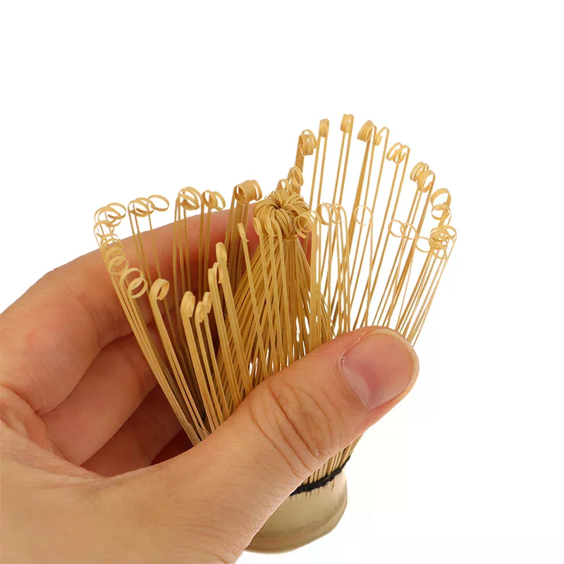 Eco-Friendly Bamboo Matcha Whisk - Reusable & Dishwasher Safe Stirrer