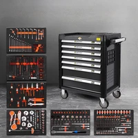 Professional Large Tool Cabinet Mechanical Wheeled Trolley Organizer Screwdrivers Workshop Tool Cabinet Garage Tool Arrangement 1