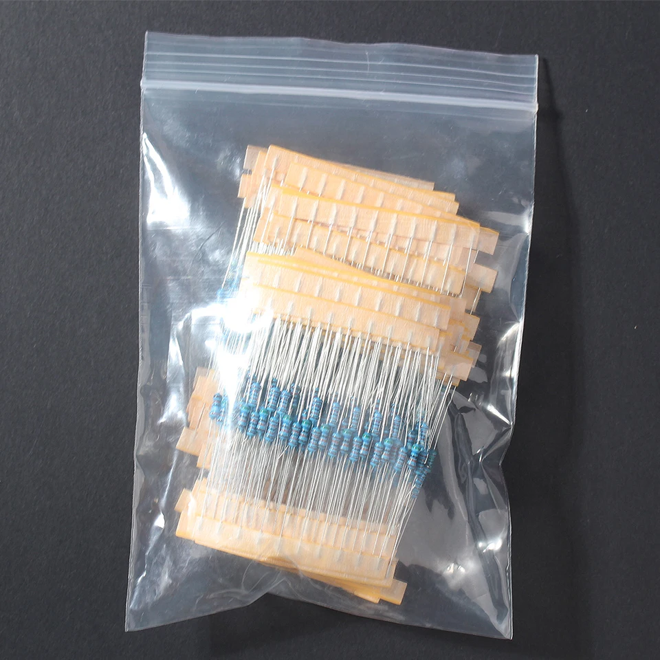 Kit Resistenze 1350 Pezzi - 50 Valori 1/4W Film Metallico - Foto 9