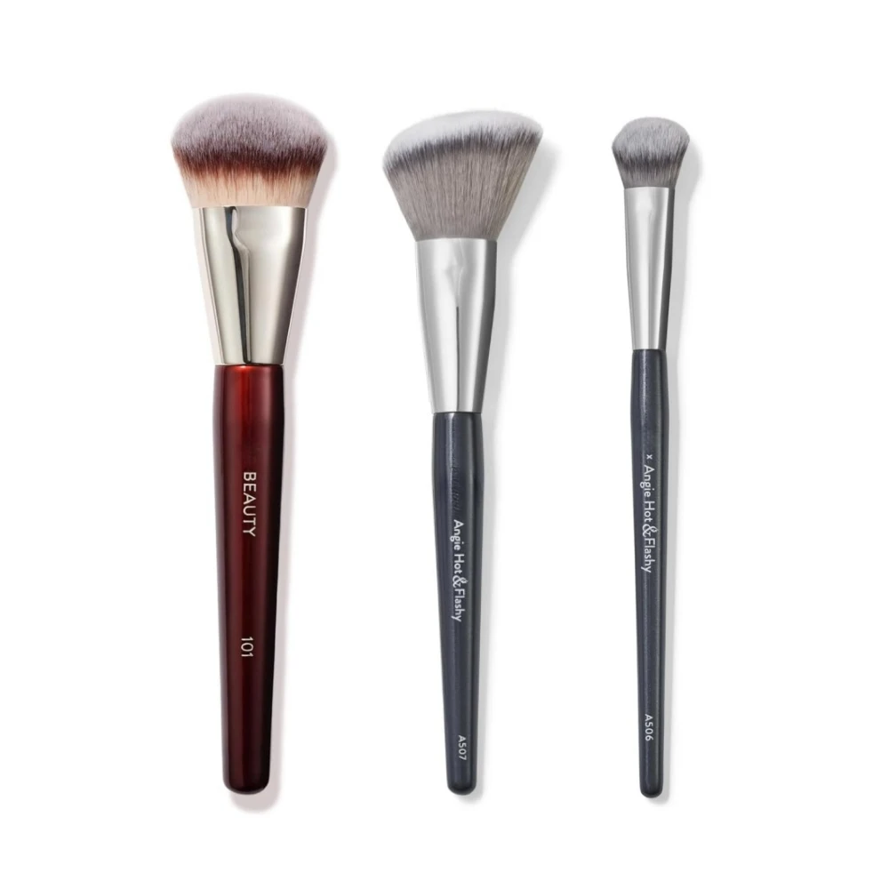 Makeup Brushes Set A507 A506 101 Face Contoured Foundation Angled Contour Mini Concealer Brushes Essential Makeup Brush Kit