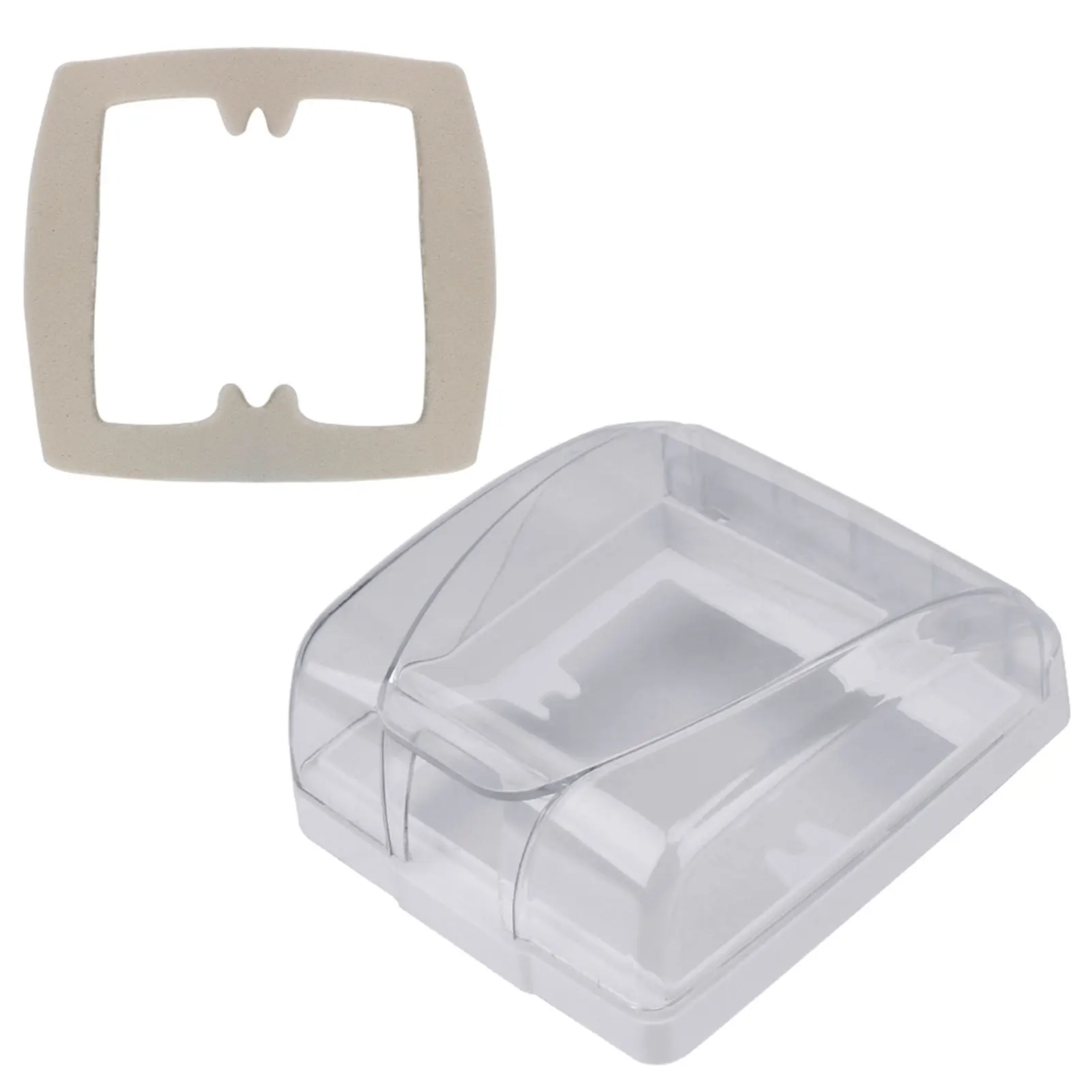 

Doorbell Cover Transparent Wireless Doorbell Rain Cover Outdoor Protective Doorbell Shield Switch Cover Transparent Wireless