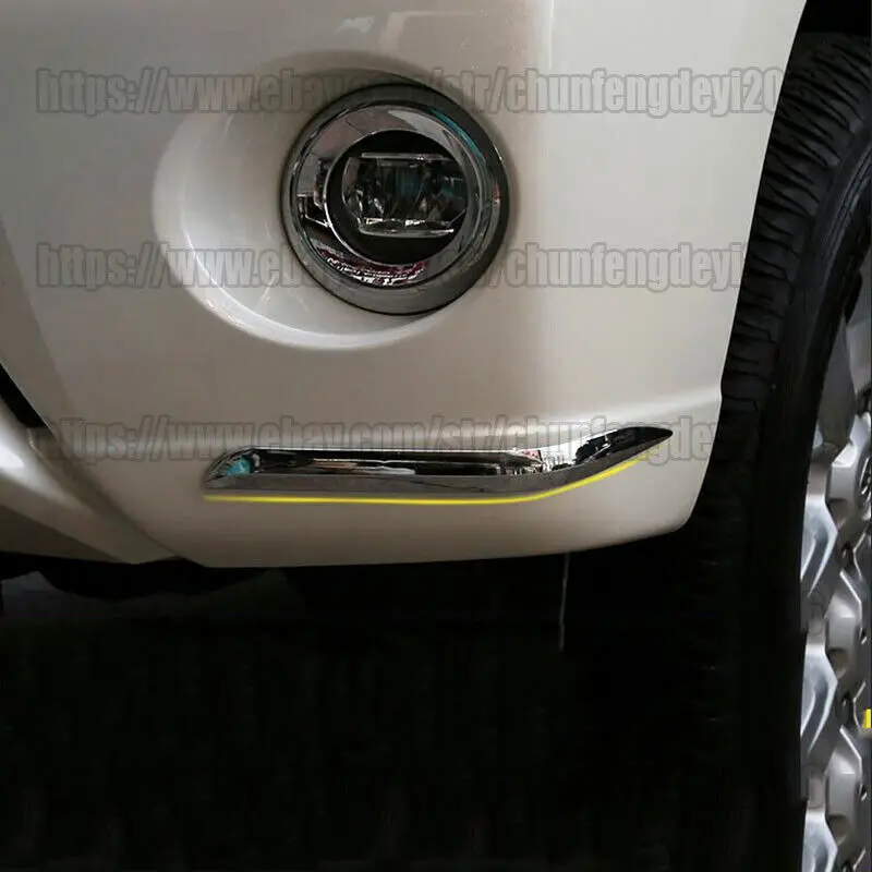 

Для Toyota Land Cruiser Prado J150 FJ150 2014 2015 2016 2017 2018 2019 2 шт. защитная накладка на передний угол