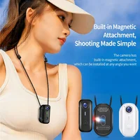 Caméra de sport magnétique 1080P caméra corporelle 2.4g sans fil Wifi moto Mini Action corps vidéo Vlog caméras casque enregistrement 2