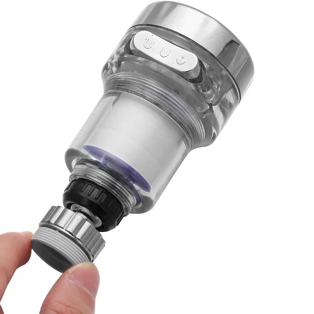

Water Saving Hardware Connector 3 Modes Sprayer 360° Aerator Swivel Tap Tap Head Faucet Nozzle Water Purifier