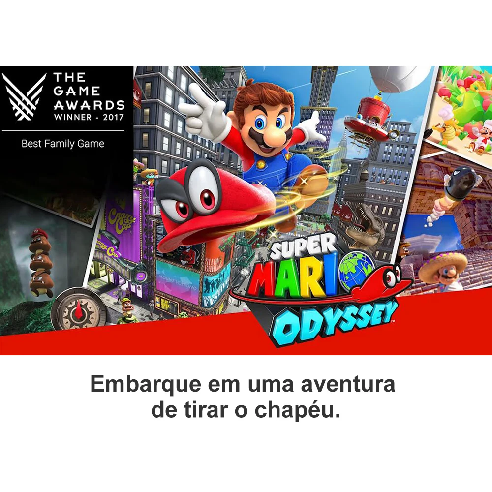 Super Mario Odyssey jogos Nintendo Switch Games Deals 100