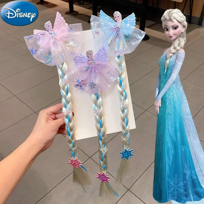 Set De 3 Accesorios De Princesa Elsa Para Niña: Corona, Varita Y Trenza Larga – Ideal Para Disfraces Y Juegos De Rol
