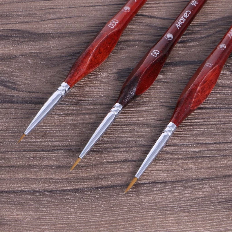 3Pcs 1Pc Miniature Paint Brushes For Painting Supplies