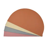 Children's Sucker Dinner Plate Tableware Non-toxic and Tasteless Food Grade Silicone Tableware Cartoon Bear Sucker Tableware 1