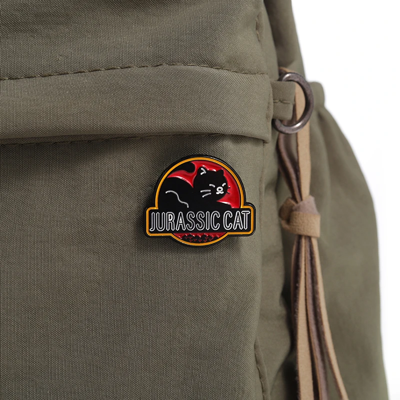 Katze Buch Emaille Pins Cartoon Film Horror Lustige Kätzchen Broschen Revers Abzeichen Tasche Kragen Schmuck Pin Geschenk für Freunde – Detail 14