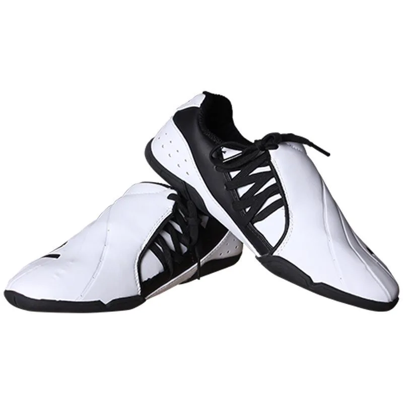 Popular Men Tai Chi Shoes White Martial Arts Shoes Women Comfortable Taekwondo Shoe Big Boy Soft Sole Indoor Gym Man