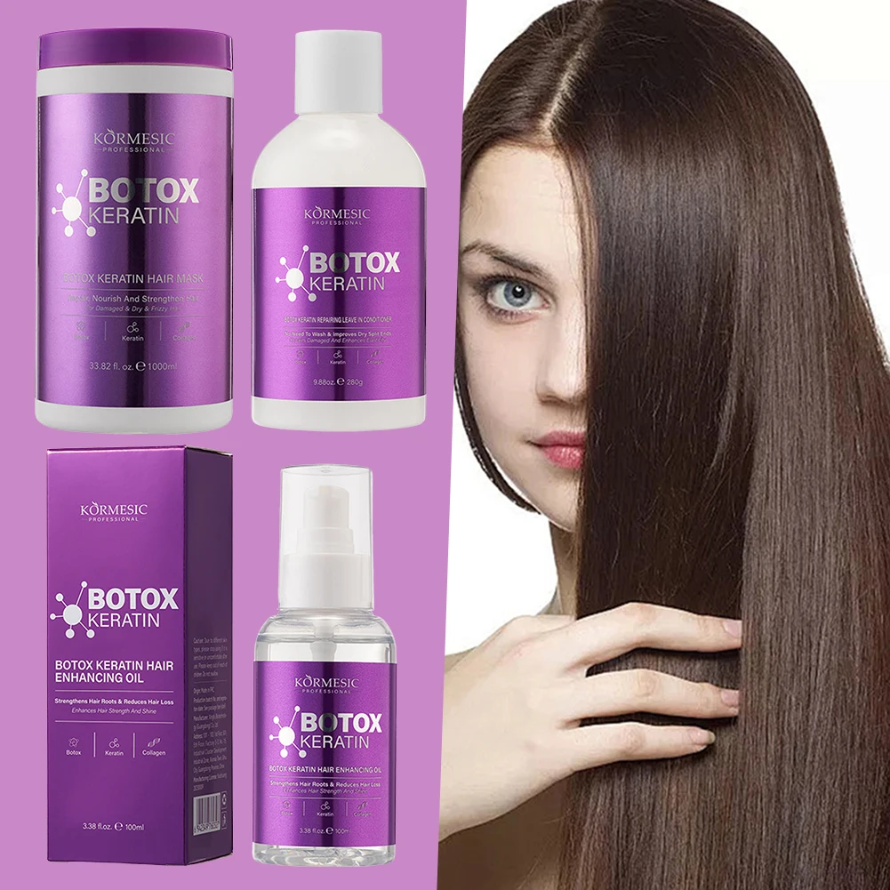 Brazilian Keratins Hair Mask Smoothing Dry Hair Deep Nourishing Care Oil Deep Repair Dry Damage Conditioner Care