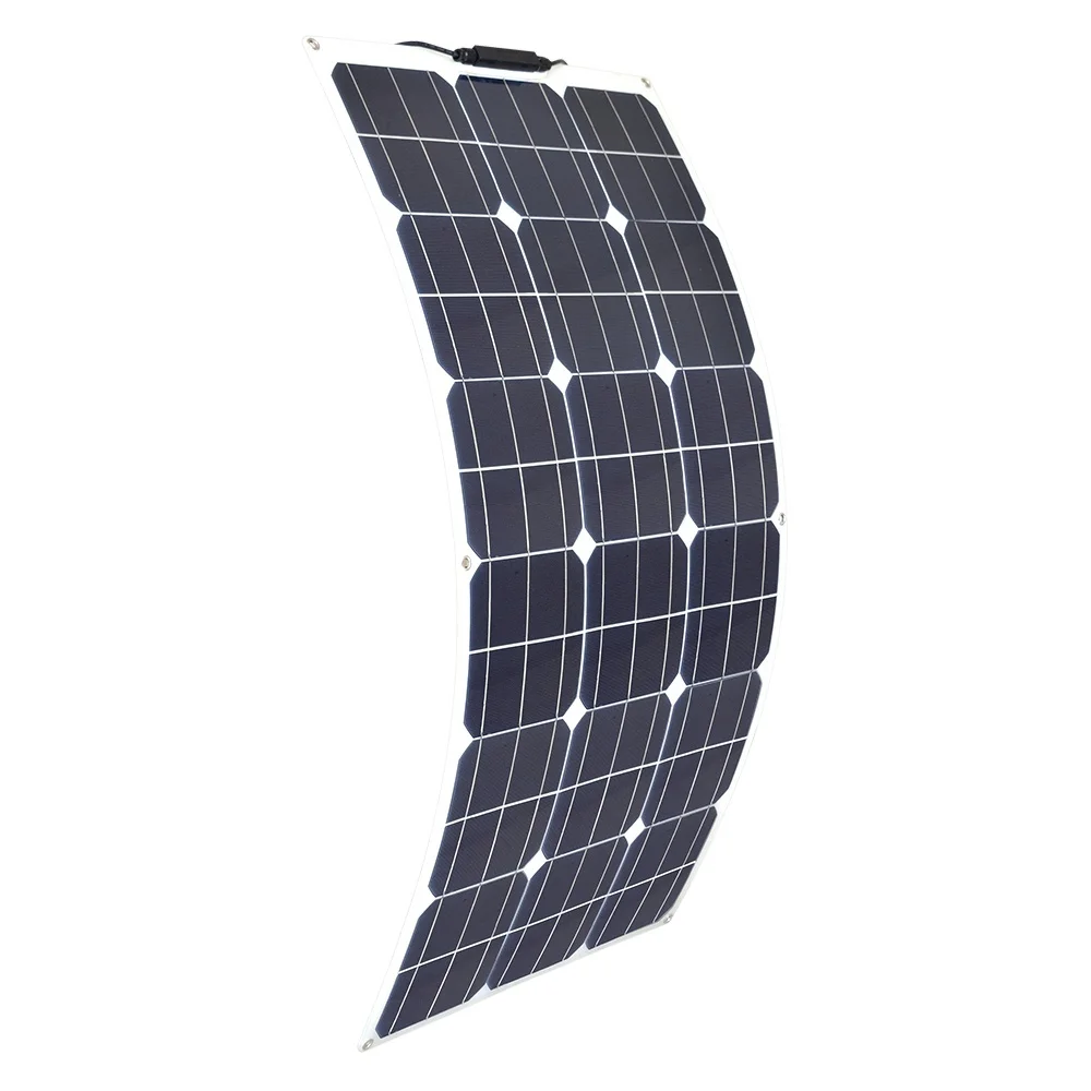 200w w 18v mono kristallines Silizium Solar panel Einkristall flexibles Solar ladegerät für Auto RV 12V Batterie ladung