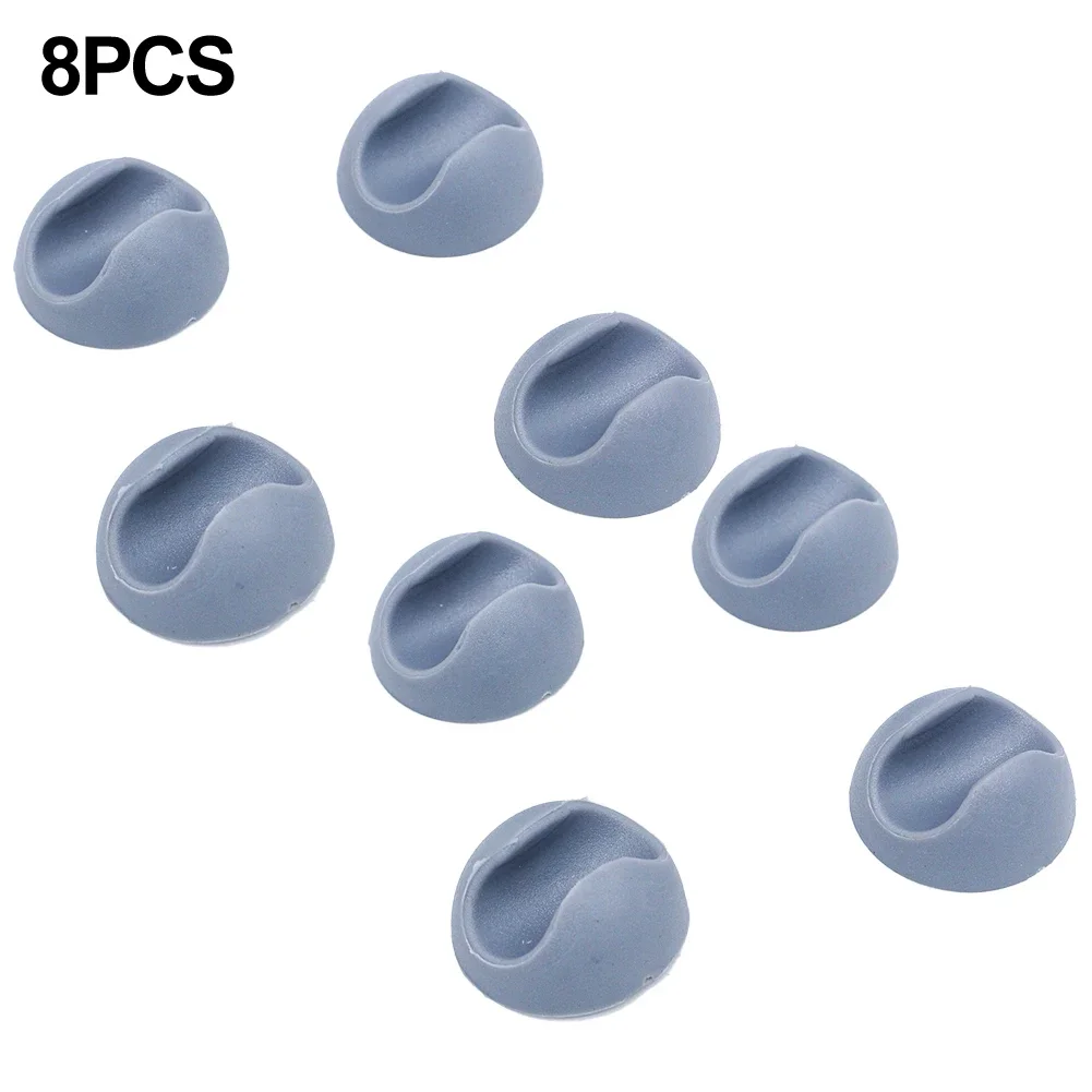 8pcs Furniture Feet Black,Transparent,Grey For Pads Hairpin Leg Protectors For Pads Non-slip Furniture Hardware Accessories