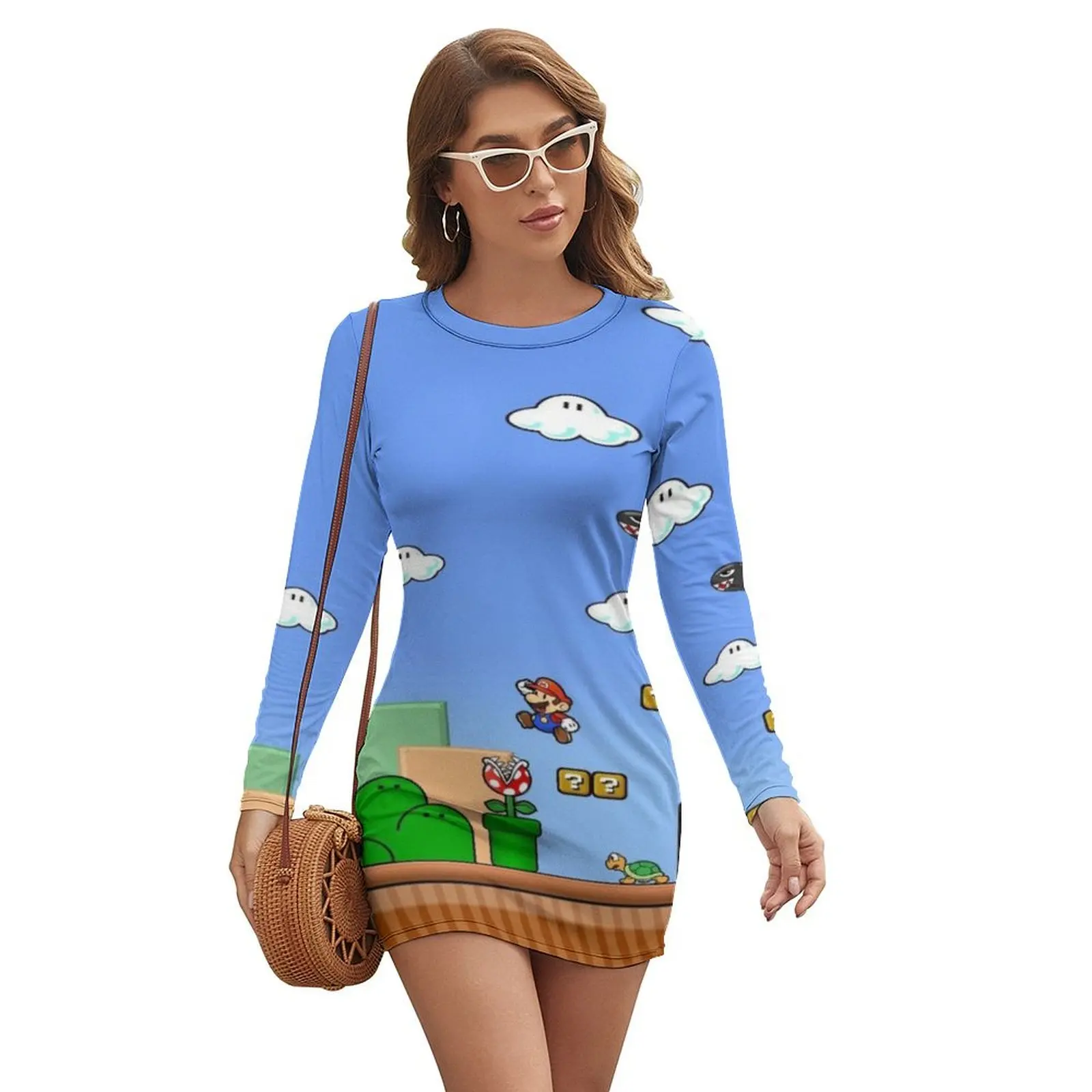 

Game 2 Long-sleeved Dress elegant evening dresses for women 2024 party dresses women long dress women Summer women's clothing