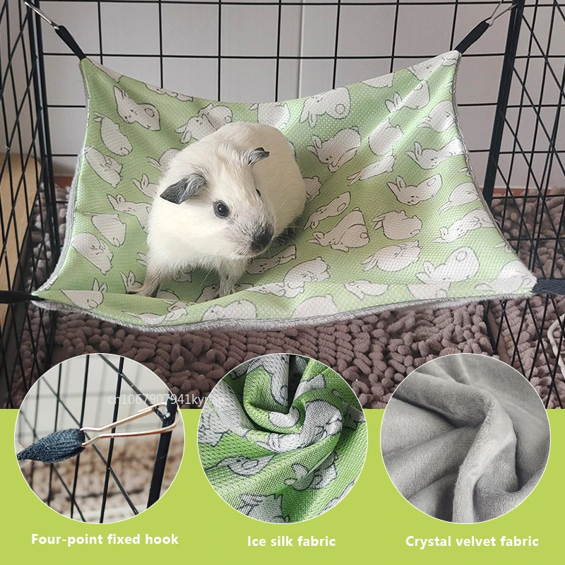 Hamster Hammock Honey Bag Glider Insulation Double sided Hammock Small ...