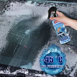 Dégivreur de pare brise de voiture 30/50/100/120ml, dégivreur de glace en Spray, Agent de dégivrage de vitres de voiture, accessoires de voiture 