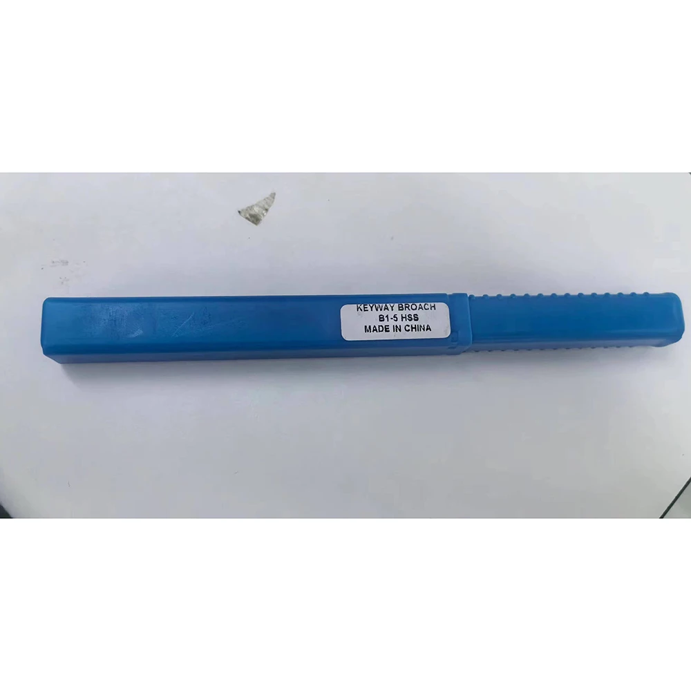 5mm B1 Push-Type Keyway Broach Metric Sized with Shim High Speed Steel Cutting Tool for CNC Machine