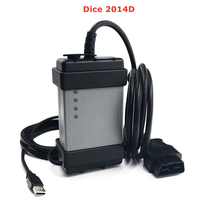 Top Sale Dice 2015A Add New Models OBD2 Car Diagnostic Tool 2014D VXDIAG Dice Pro Scanner Full Chips 4 Gifts Free Shipping high quality auto inspection equipment Code Readers & Scanning Tools