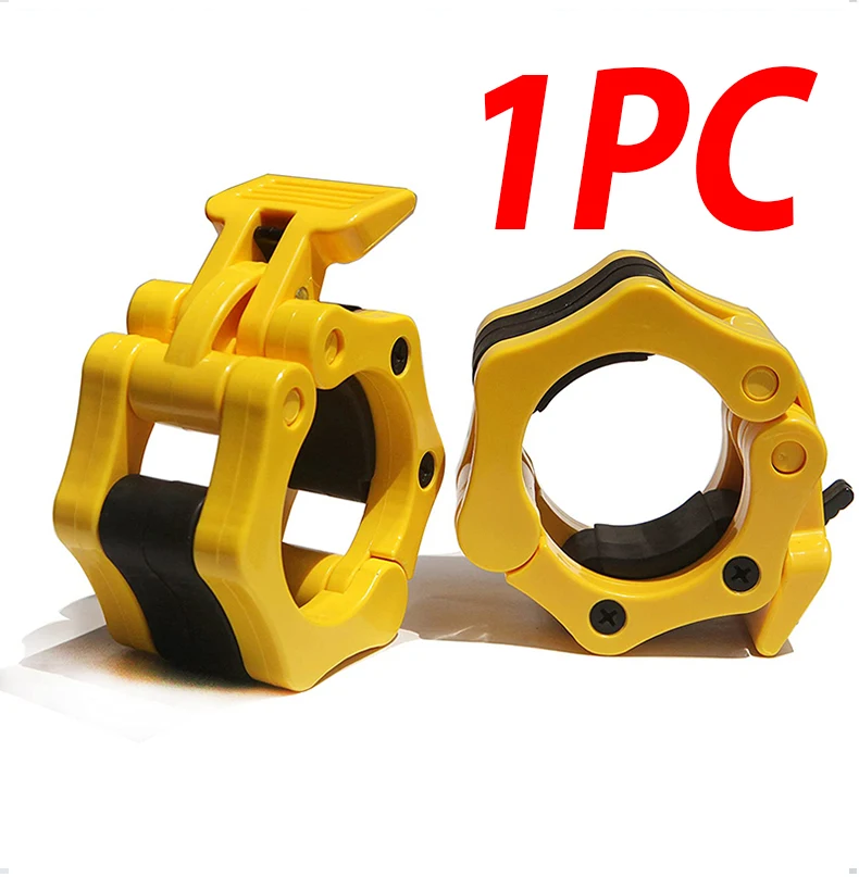 4 Pezzi per Bilanciere con Chiusura a Molla, 30 mm, Morsetti per Bilanciere, Chiusura a Molla in ABS, per Palestra Bilanciere, Sollevamento Pesi, Allenamento di Forza, Fissaggio a Manubri Corti