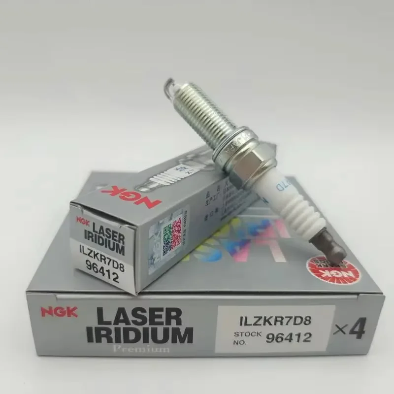 4PCS Brand NGK Iridium Spark Plugs ILZKR7D8 96412 For Suzuki New Vitara SX4 S-cross Swift 1.0T 1.4T Engine 09482-0064 For Tiggo7