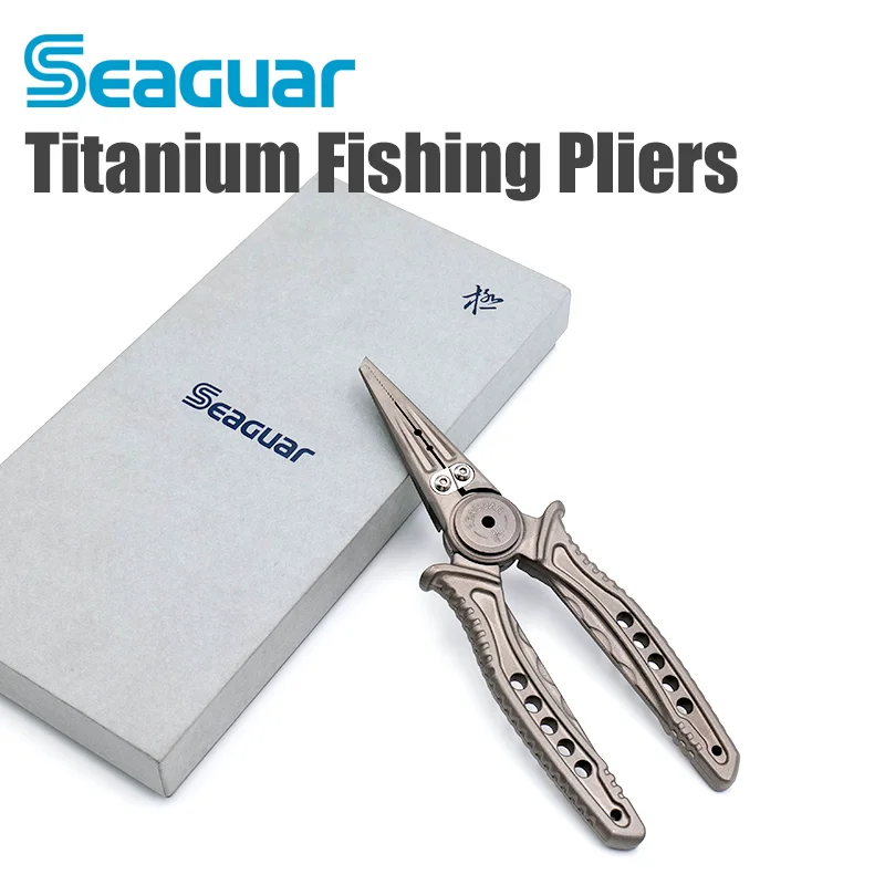 23 New Seaguar Titanium Alloy Lure Fishing Pliers Anti Rust Multi