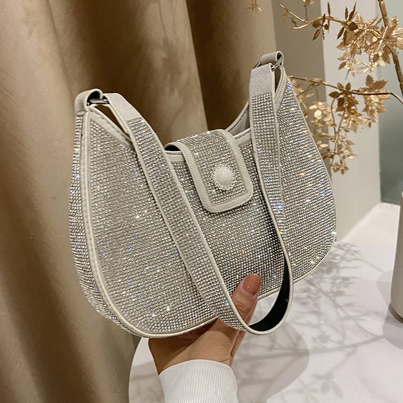 Luxury Handbag Women Bag Designer 2022 Famous Brand Fashion Bling Bling  Handbags Sparkling Shiny Shoulder Bags Sac Luxe Cc - Shoulder Bags -  AliExpress