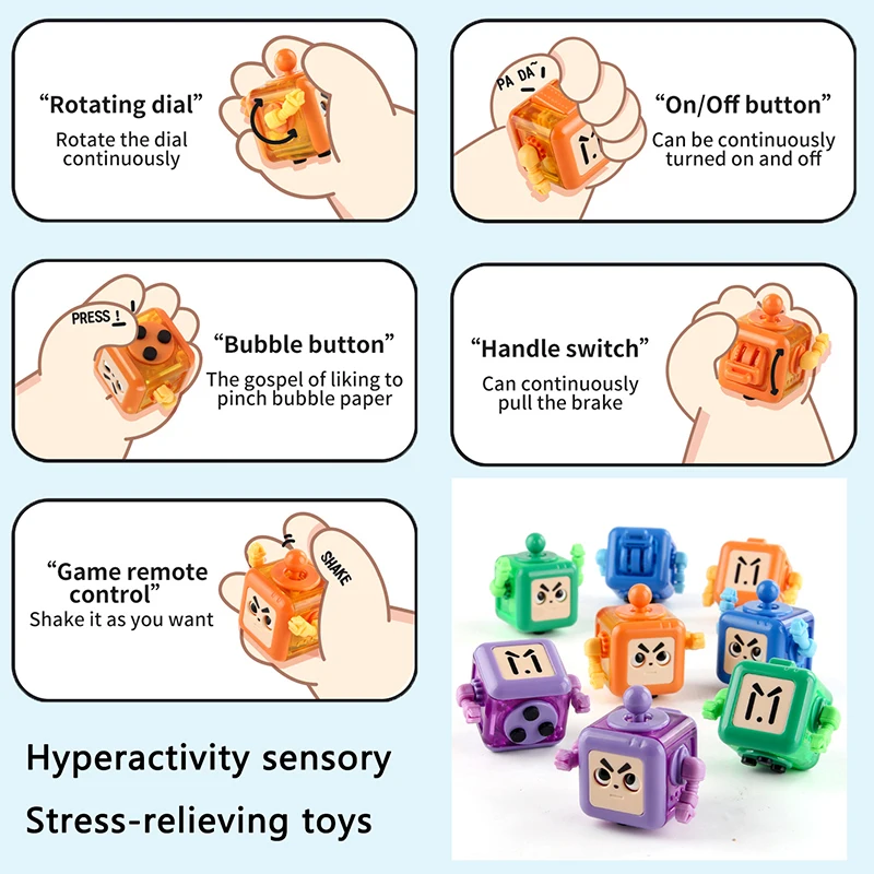 ABS Fidget Spinner Toy for Stress Relief and Anxiety