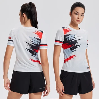 Sportswear Woman Gym T Shirt 100% Polyester Quick Dry Running Yoga Tops Light Breathable Short Sleeve Tee shirt For Active 1
