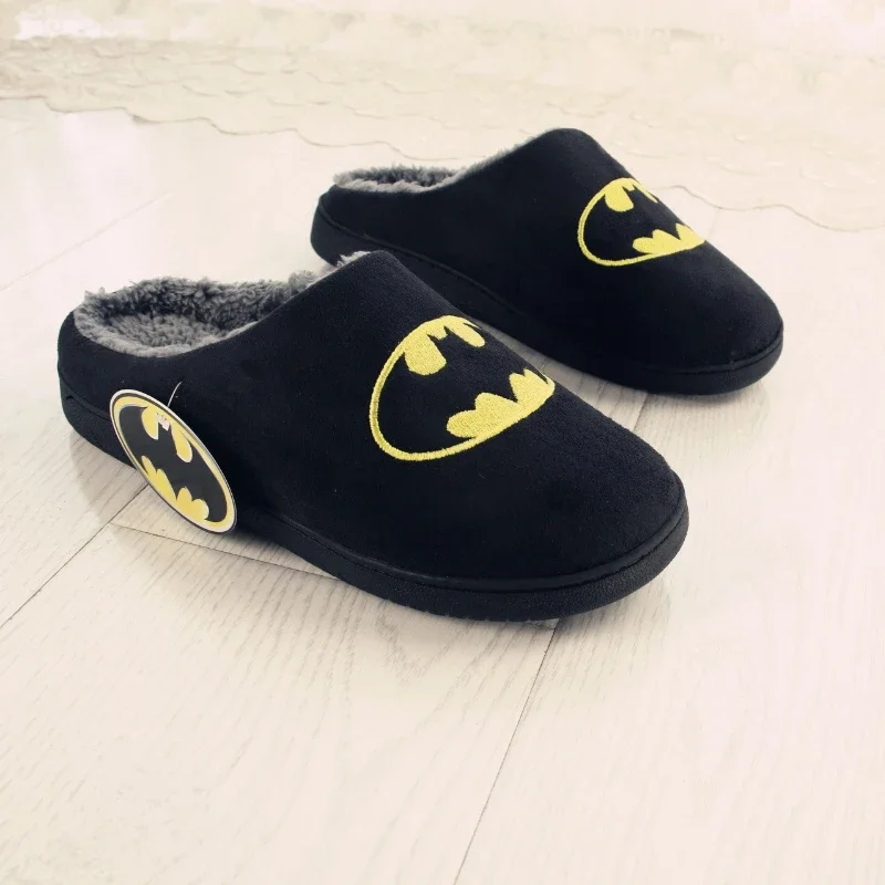 

Men's and Women's Cartoon Household Slippers New Winter Indoor Anti Slip Waterproof Plush Flat Shoes Couple Fashion Cotton Shoes