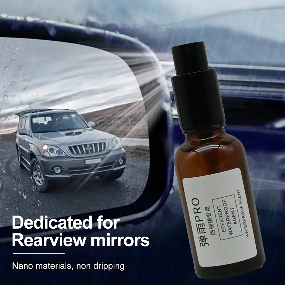 

1/3pcs Rearview Mirror Nano Coating Spray Rainproof Water Repellent Coating Agent Long Lasting Hydrophobic Spray Auto Accessori