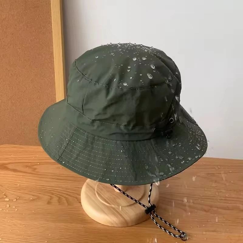 Quick Drying Fisherman Caps Women Men Summer Outdoor Beach Panama Hats Waterproof Camping Hiking Foldable Bob Bucket Sunhats 3